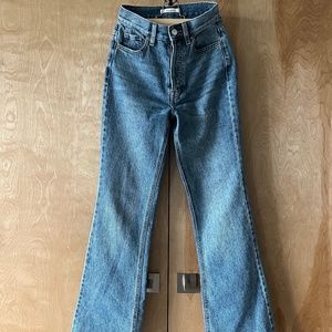 Pacsun Medium Blue Stretch High-Waisted Bootcut Jeans